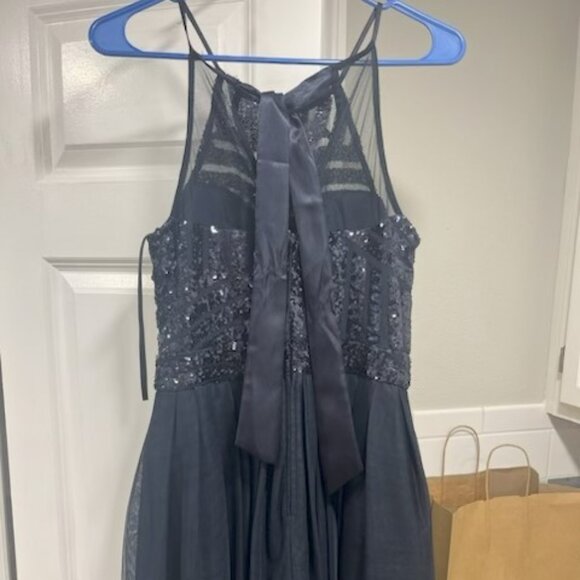 B. Darlin Navy Blue Sleeveless Mini Dress - Size 7/8 - Picture 3 of 3